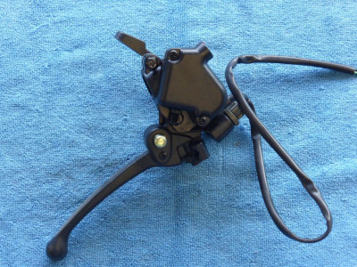 brzdova packa cidlo dve lanka s packou plynu ATV 50-125