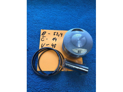 Pist prumer 52,4 vyska 40 cep 14 komplet