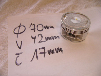 Pist prumer 70 vyska 42 cep 17