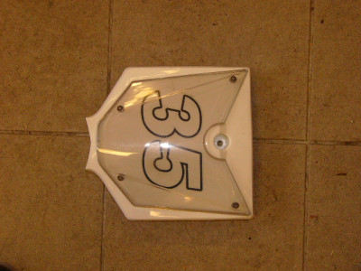 přední číslo - plast - cross AGB-35 250cc