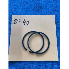 sada pistnich krouzku prumer 40mm 2T