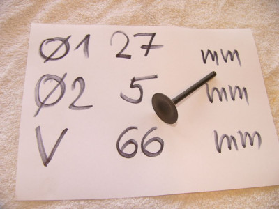 ventil ATV X8 110cc 4Takt 27 5 66