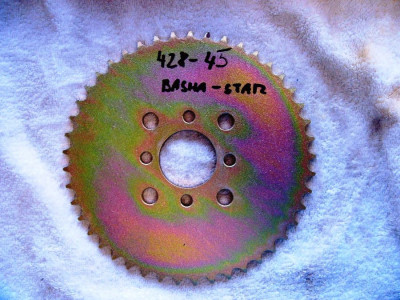 zadni rozeta pro retez 428 45 zubu