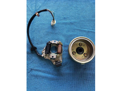 zapalování, alternátor, magneto, volnobezka, 2 cívky