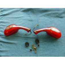 Zrcatko sada skutr kingway blinkr cervena barva